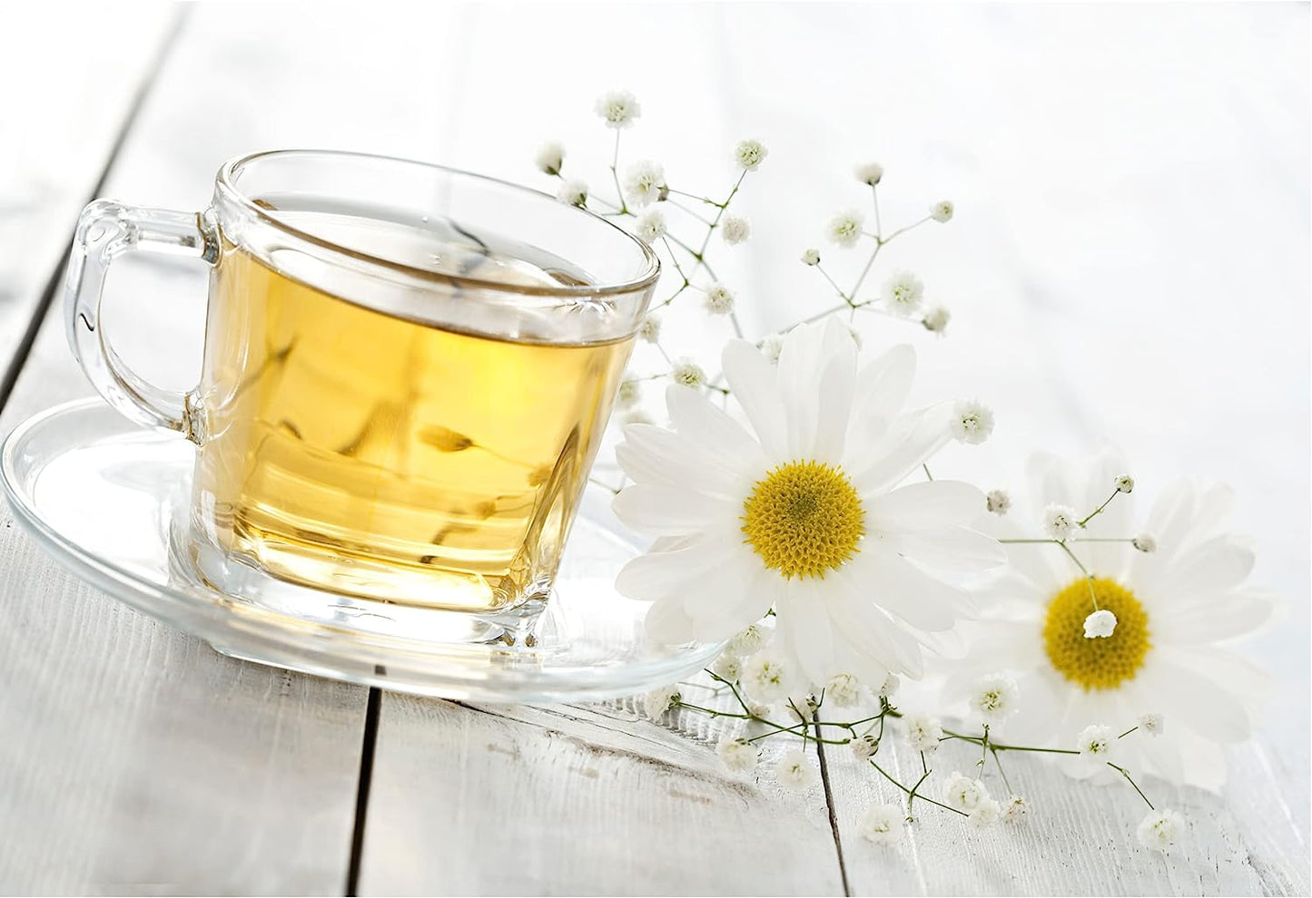 Teabalmy Chamomile Dry Flowers Tea | Loose Leaf Tea | Petal | Natural Fragrant Buds Herbs | (Pack of 1)