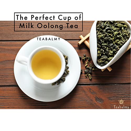 Teabalmy Milk Oolong Tea Highest Grade | Organically Grown Oolong Loose Leaf Tea | Naturally Processed Green Oolong Tea (50 g (Pack of 1)).