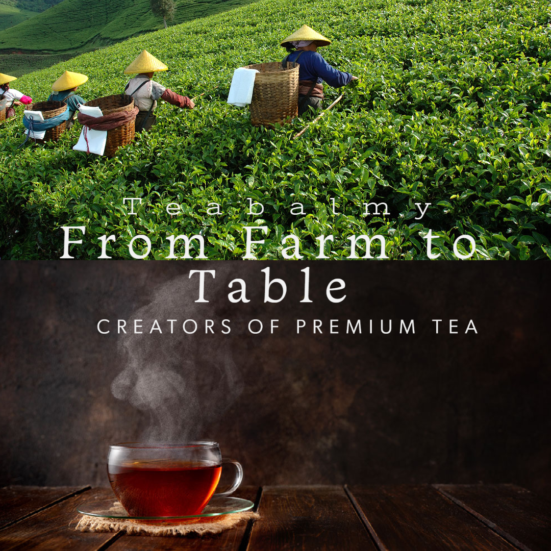 Teabalmy Loose Leaf Ripe Shou Pu-erh Tea | Shu Pu'erh Tea | Best Chinese Puerh Loose Leaf Tea | Pu-erh leaves Yunnan Leaf Zhong Shai Qing Mao Tea.