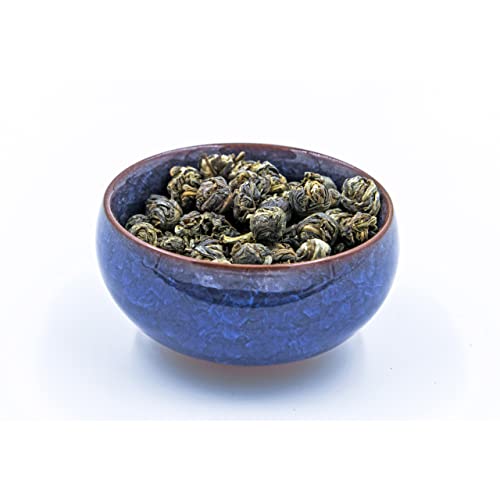 Teabalmy Super-Jasmine-Pearls | Loose Leaf Green Tea | Jasmine Green Tea (J2451) (50 g (Pack of 1)).