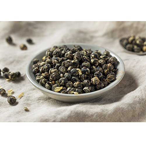 Teabalmy Jasmine-Pearls | Loose Leaf Green Tea | Jasmine Green Tea (J2423) (50 g (Pack of 1)).