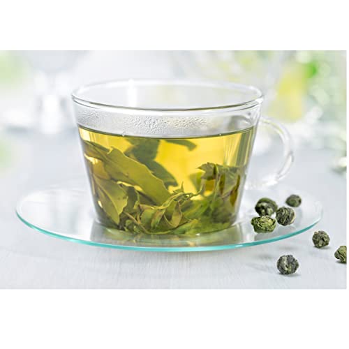 Teabalmy Jasmine-Dragon-Pearls | Loose Leaf Green Tea | Jasmine Green Tea (J1015) (50 g (Pack of 1)).