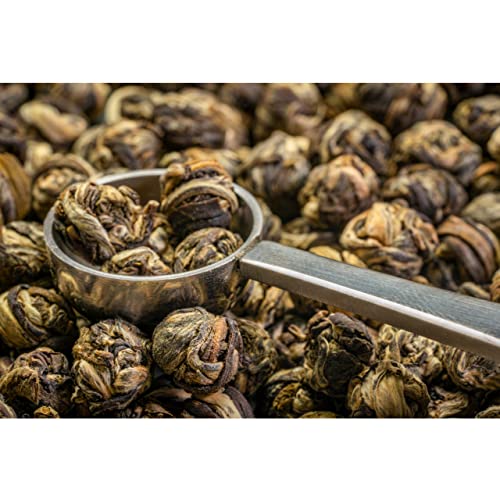 Teabalmy Super-Jasmine-Pearls | Loose Leaf Green Tea | Jasmine Green Tea (J2451) (50 g (Pack of 1)).