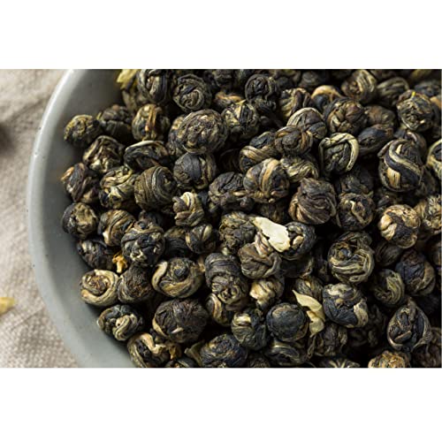 Teabalmy Jasmine-Pearls | Loose Leaf Green Tea | Jasmine Green Tea (J2423) (50 g (Pack of 1)).