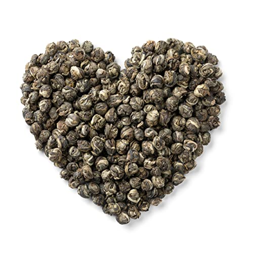 Teabalmy Jasmine-Dragon-Pearls | Loose Leaf Green Tea | Jasmine Green Tea (J1015) (50 g (Pack of 1)).