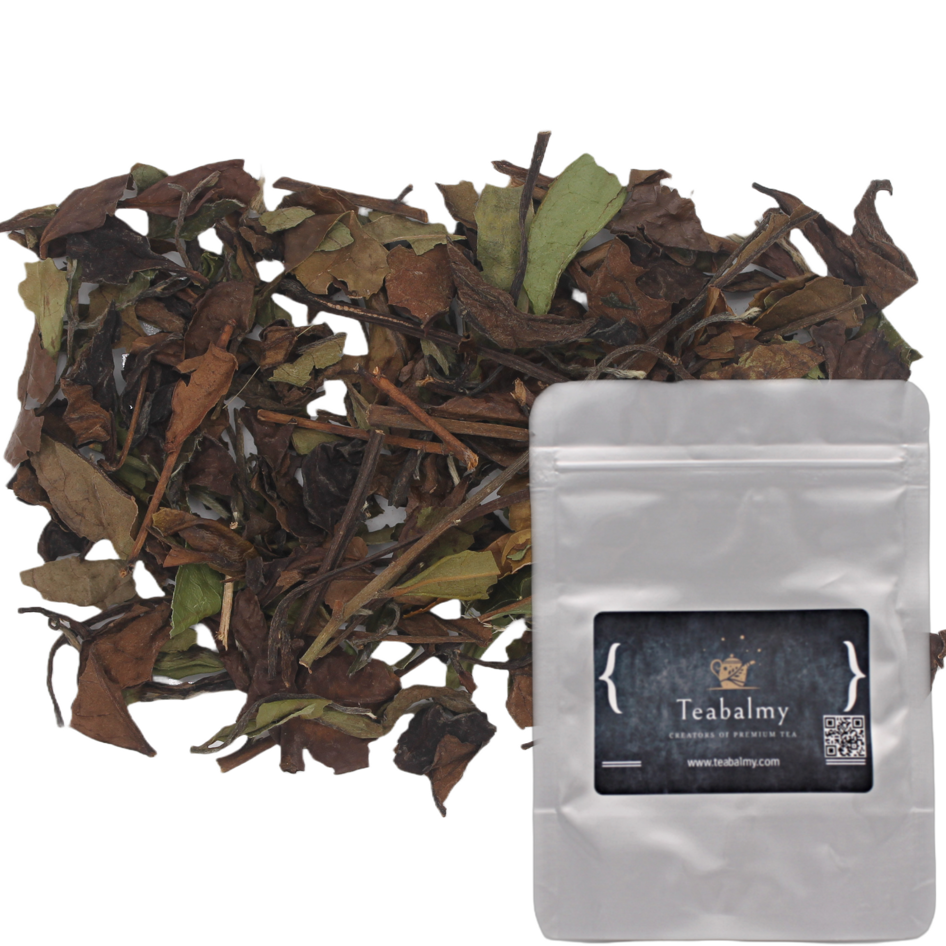 Teabalmy Premium Tea White Peony Loose Leaf Tea | Organically Grown.